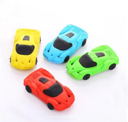Cute Car Shape Rubber Eraser For Students