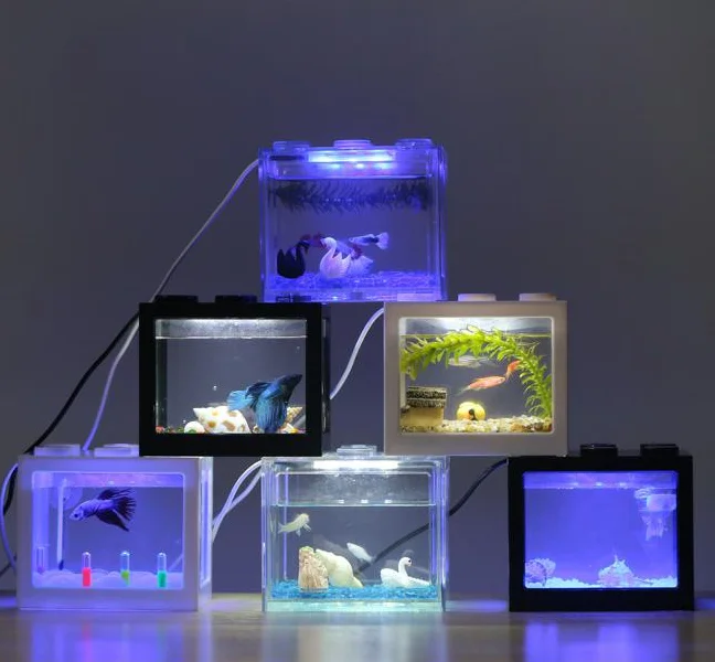 Wholesale Curved Modern Bar Counter Aquarium Fish Tank