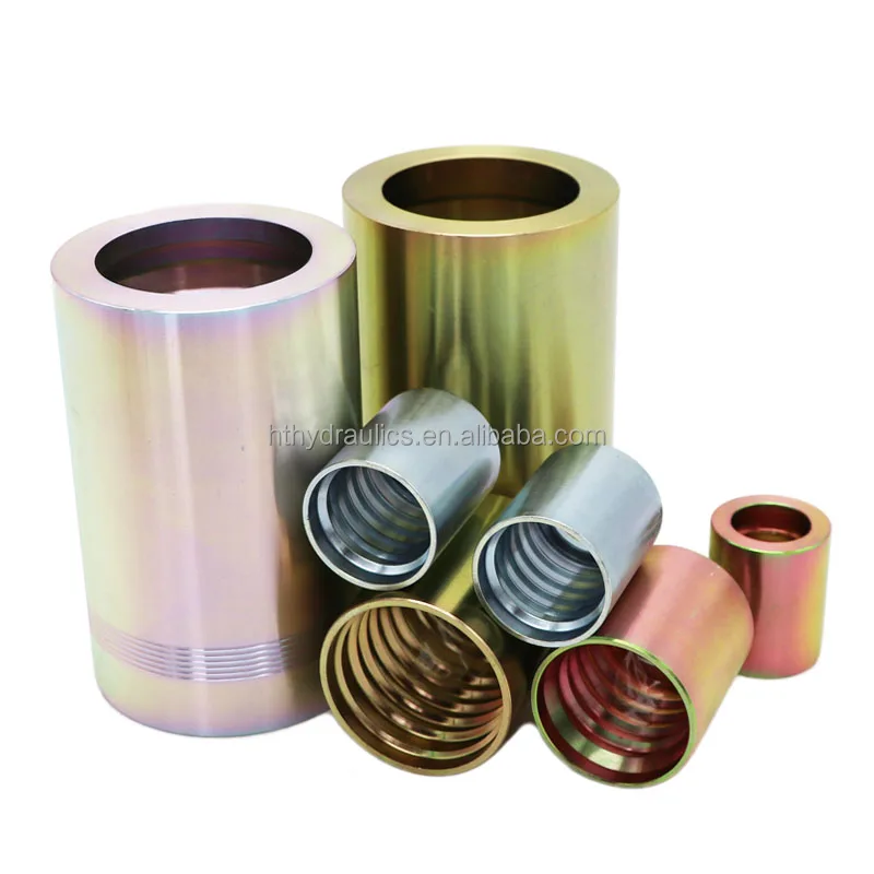 HT Brass Ferrule High Quality Crimping Hydraulic Hose Fitting Ferrule