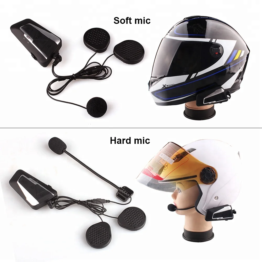 New arrival T9S FM 1200m waterproof BT intercom for helmet motorcycle helmet interphone headset bluetooth intecom