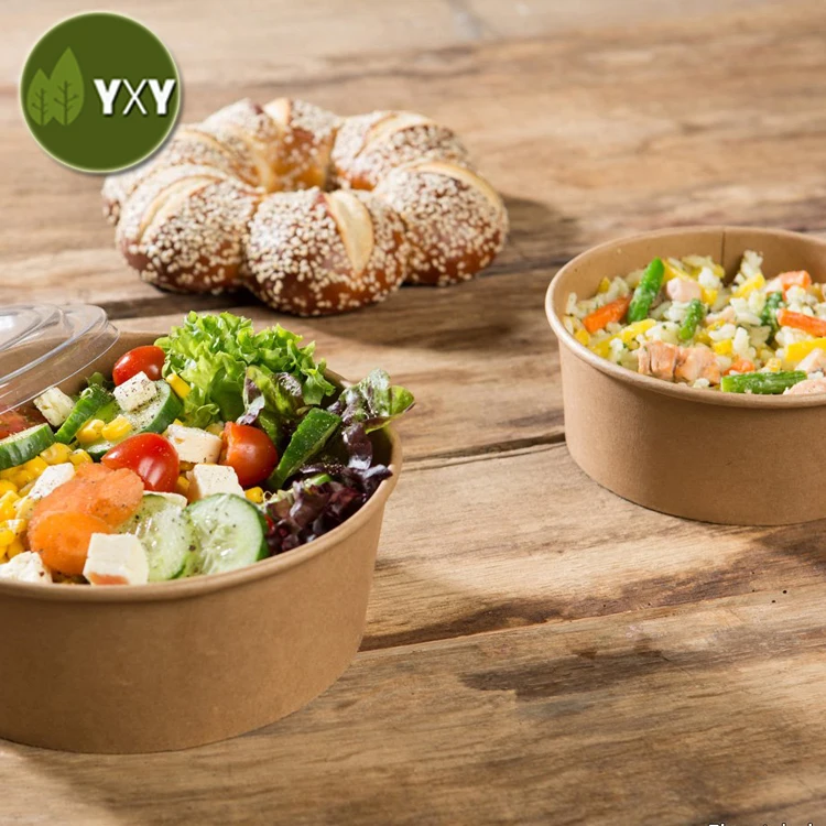 100% Food Grade Large Size 48oz 1500ml Paper Soup Bowls