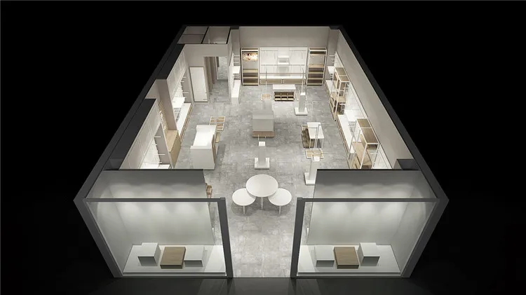 Retail Store Interior and Exterior Layout Design Furniture Equipment