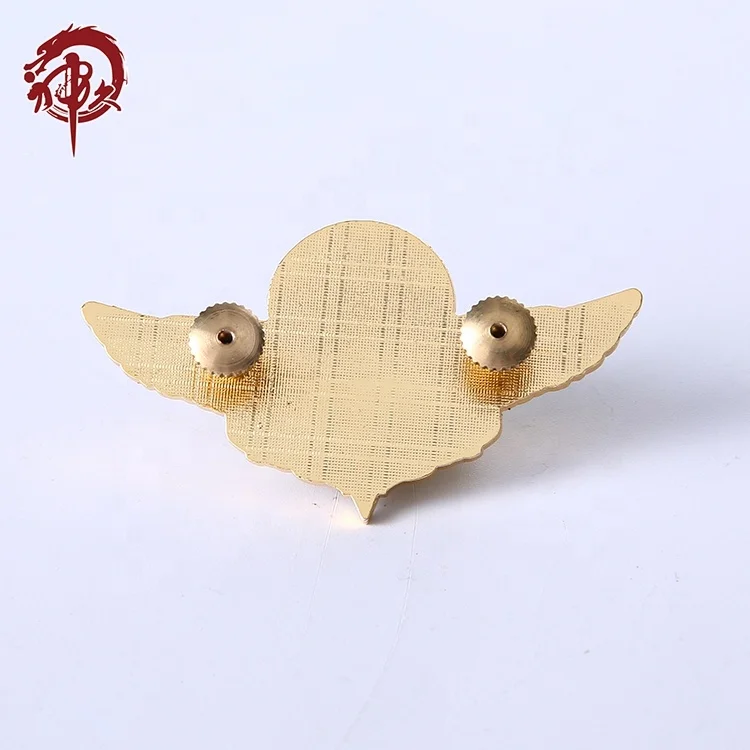 
Factory wholesale custom logo enamel affordable custom logo metal pin badges 