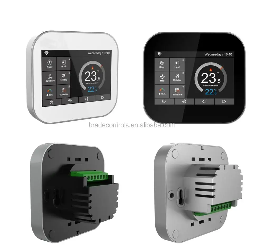 WIFI Smart Touch Screen 0-10vec FCU room thermostat