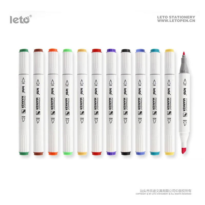 
Color markers double-ended Art permanent markers 
