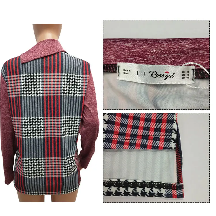 
Ready to ship OEM ODM MC2306 Women Casual Swing Long Sleeve Casual T-shirts Striped Tunic Dress 