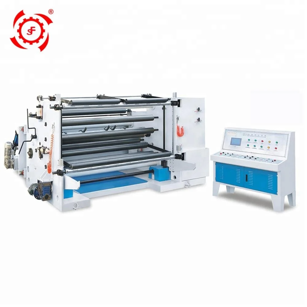 High Speed Computer Automatic aluminum foil cling film adhesive tape plotter paper roll double shaft rewinding machine price