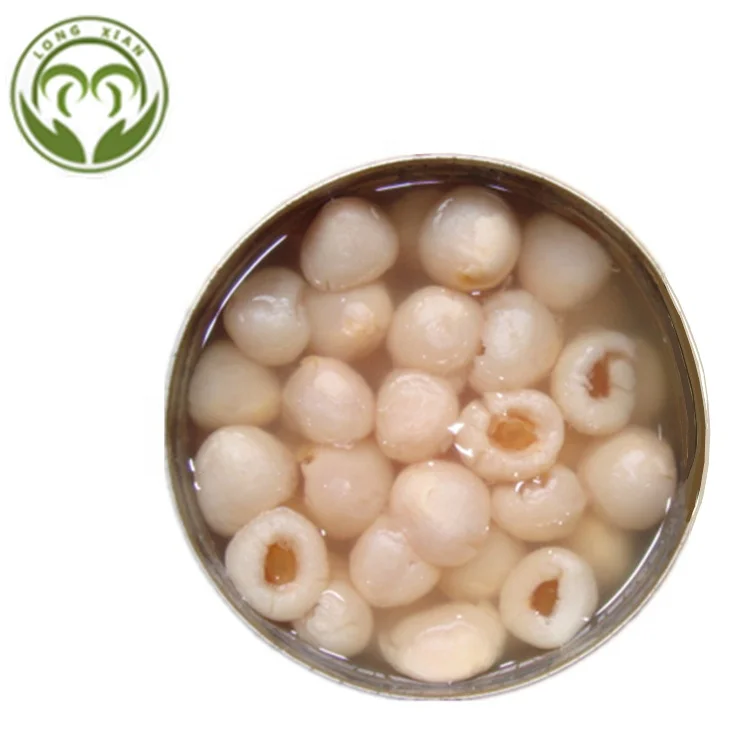 canned lychee/lichee in syrup whole fruit