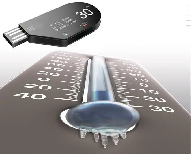 Single use temp. data logger PDF temperature logger
