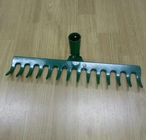 Carbon steel garden rake metal rake  head farm rake in Guangzhou