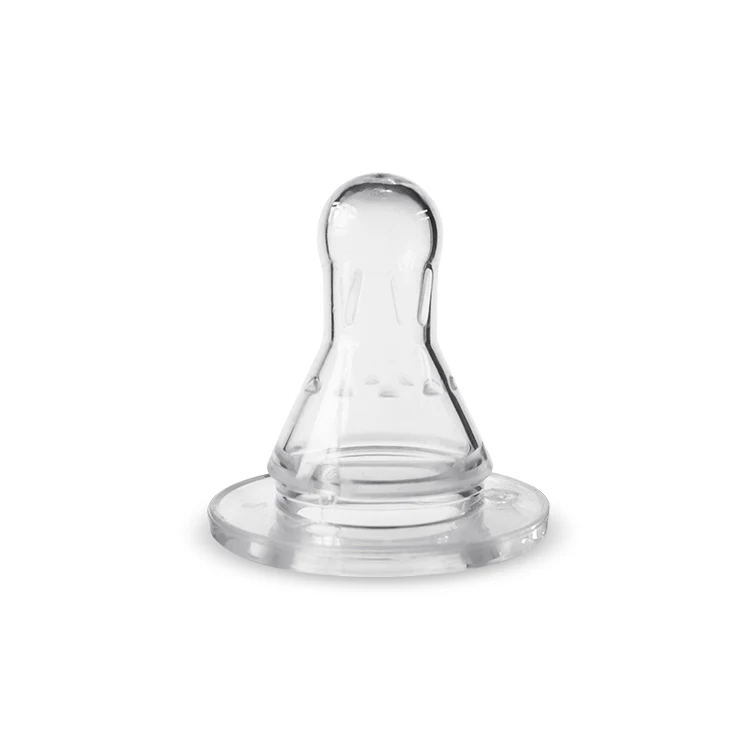 Standard neck baby bottle silicone nipple does not contain bisphenol A
