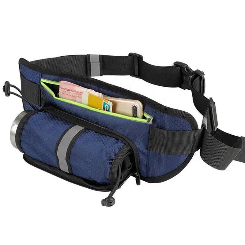 Walking Belt Water Bottle Fanny Pack for Hiking, Jogging or the Gym Conveniently Stay Active While Keeping Hands Free Fits Phone