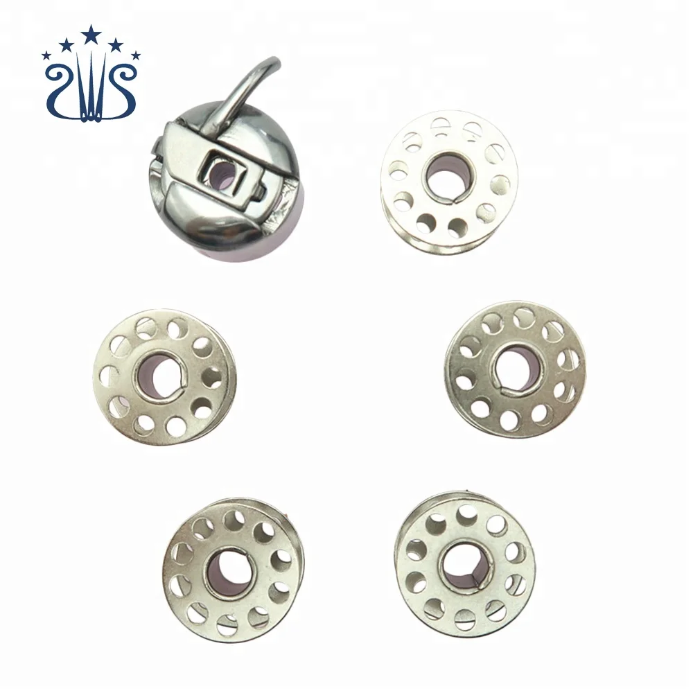 6pcs/set household Sewing machine accessories metal bobbin+bobbin case