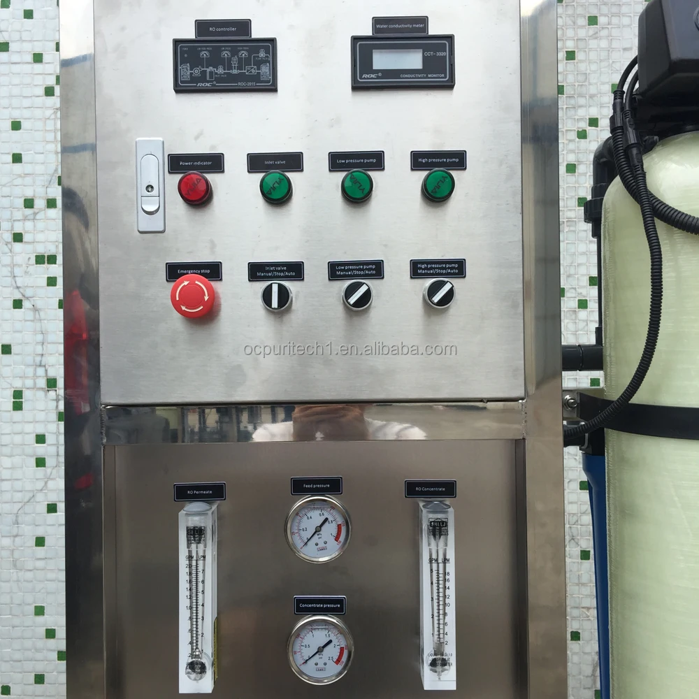 125LPH Small Reverse Osmosis Water Treatment Plant Machine Water Treatment And Bottling Plants For Sale