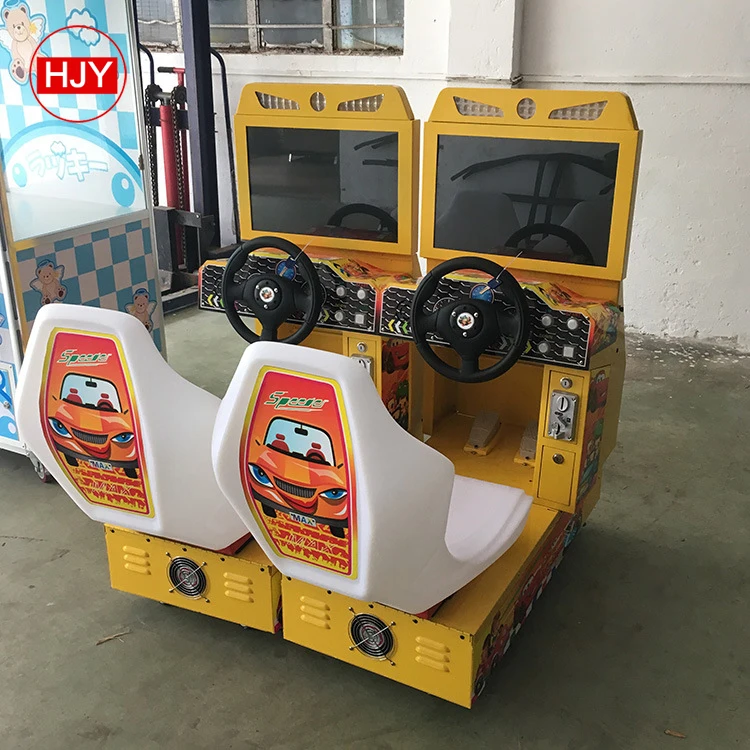 The factory sells 32 inch double TT motor game machine, attack motorcycle, big video game city racing machine