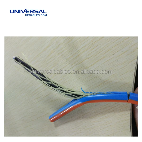 Underwater Signal Cable 2 x 2 x 23 AWG HDPE Insulation Aramid Yarn Braiding PE Sheath