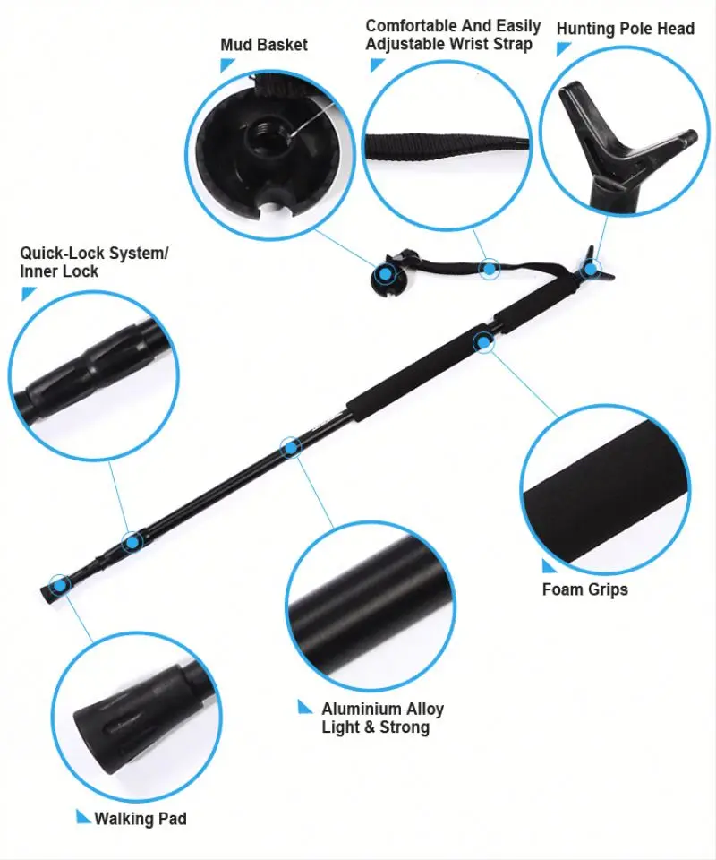 
Popular for the market factory supply shooting stick for hunting 