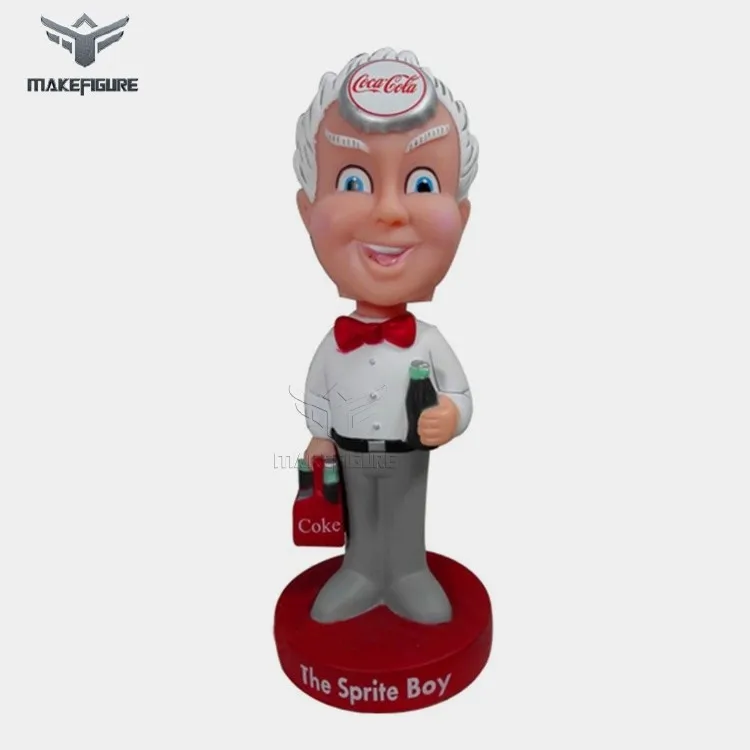 Custom Made Pop Star Bobble Head Figure Customized Movie Character Wrobble Head Figurine Make Vinyl Bobble Head Toy