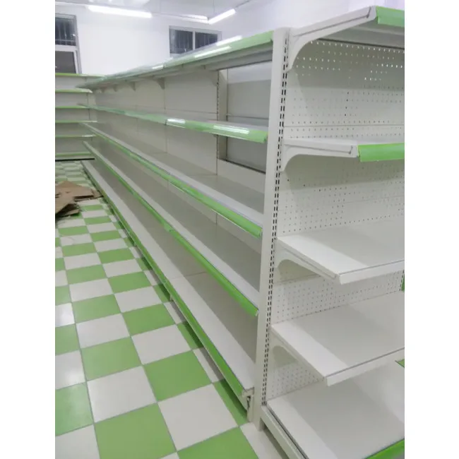 Standard Commercial Good Pricing Steel Supermarket Shelving