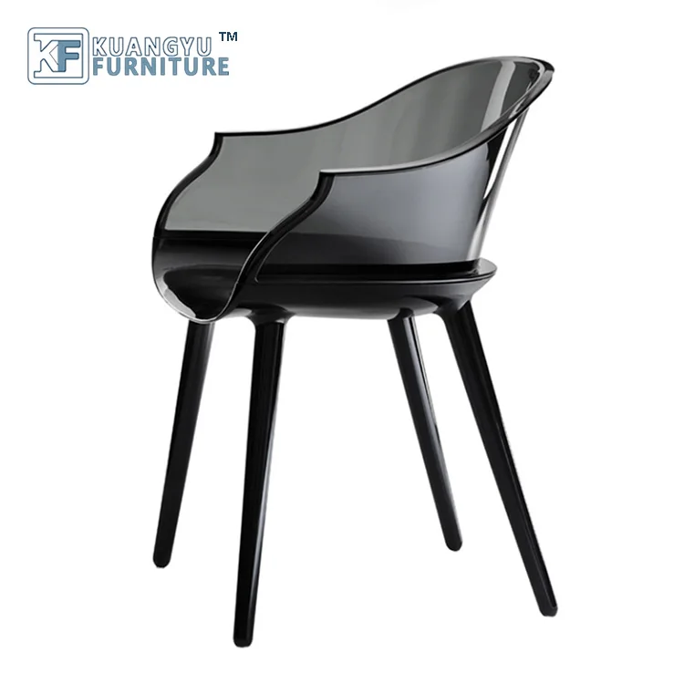  Высококачественный прозрачный пластиковый стул для столовой в стиле ретро прочные дизайнерские Литые пластиковые стулья распродажа