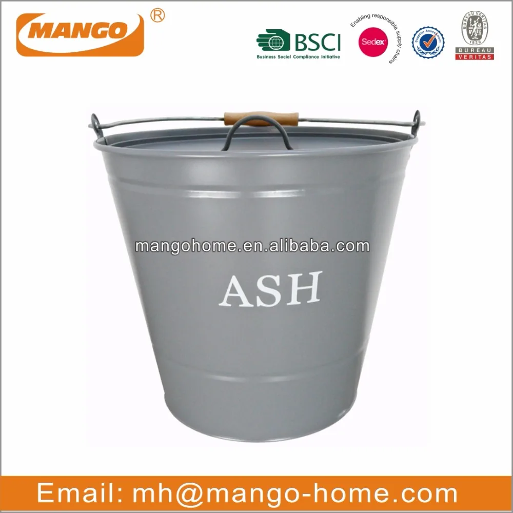 Powder Coating Metal Ash Bucket