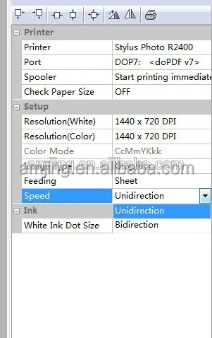 
Top selling latest version white ink acro rip software 8.2 for DTG printer 