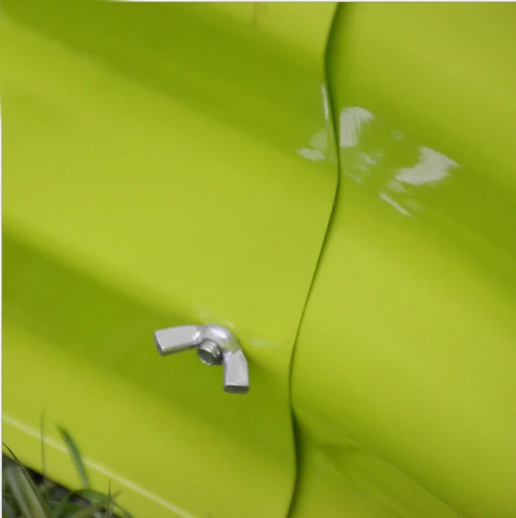 Round durable metal galvanized rectangle flower plant vegetable garden pot seed raised flower pots & planters  bed patio stand