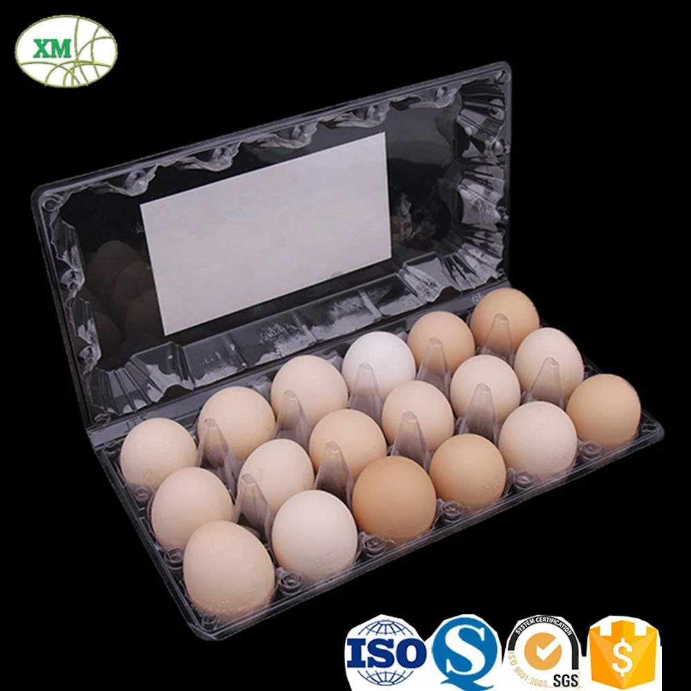 
Clear PET Plastic Packaging Box Tray for Eggs 