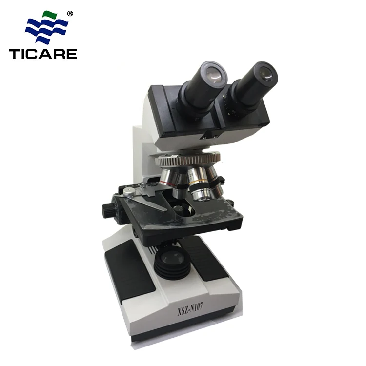 Professional XSZ N107 Polarizing Biological Binocular Microscope with Adjustable Three Objective Lens