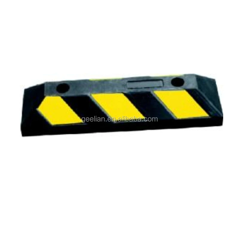 solid rubber vehicle wheel chocks for car rubber stop rubber wheel stop wheel chock