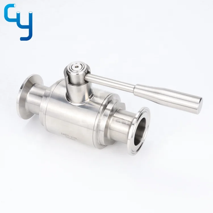 sanitary stainless steel updated new direct way manual ball valve
