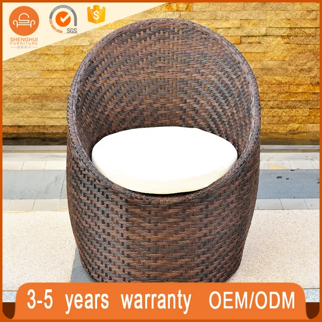 
Popular Fibreglass PE Rattan Wicker Garden Restaurant Coffee Shop Outdoor Furnitures 
