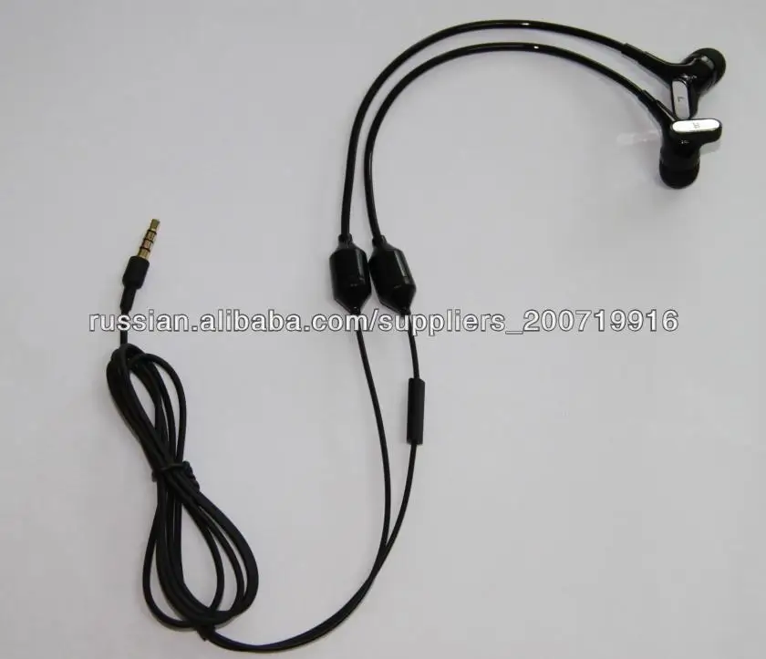 FC15 Стерео акустические две наушники AirTube нижнюю излучение с микрофоном высокого качества заводской цене