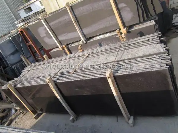 Chinese imported absolute black granite slab dyed black granite stone