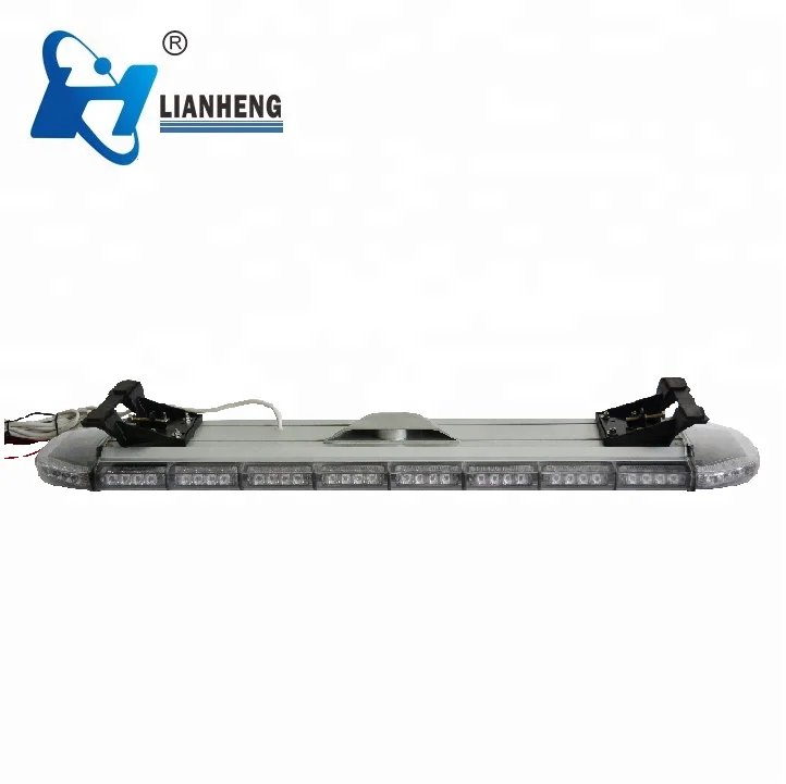 12V Amber LED Vehicle Police Warning Strobe Bar Lights