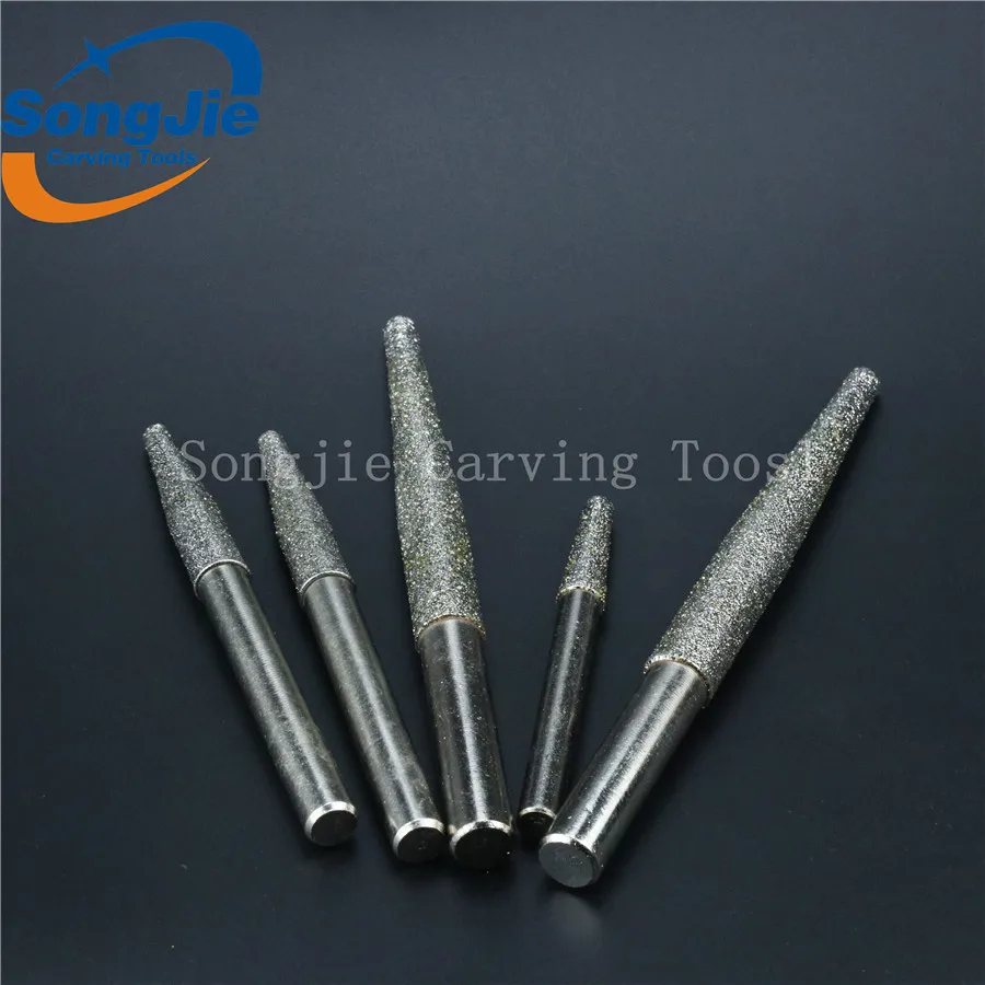 CNC carving tool Stone Engraving Machine Cutter Stone Cutting Bits Electroplated diamond router bits for granite