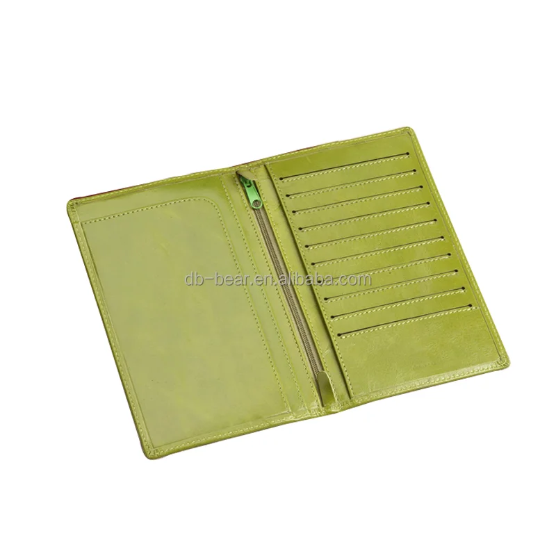
travel style hot selling leather rfid passport wallet 