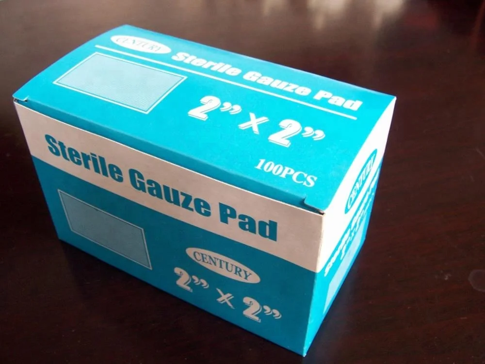 
Disposable medical 100% cotton gauze swab cut gauze 