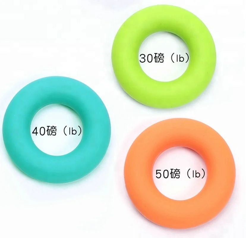 70mm Silicone hand grip ring strengthener finger exerciser