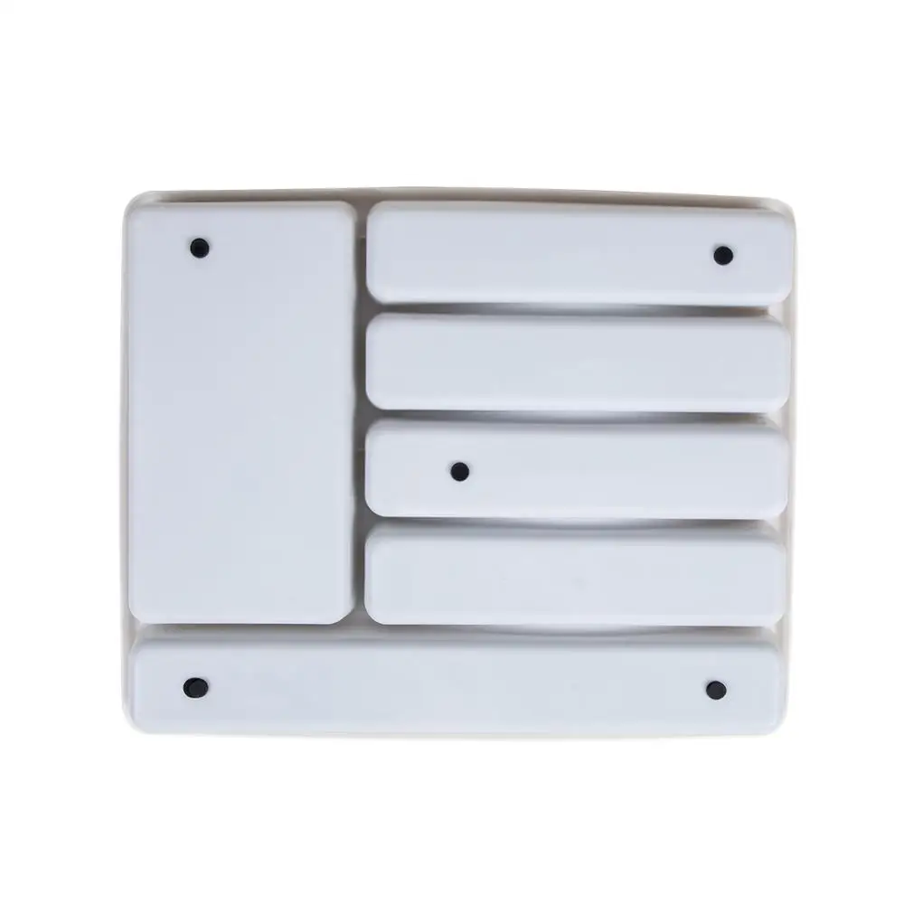 6 секций для столовых приборов, пластиковый органайзер для кухонных ящиков