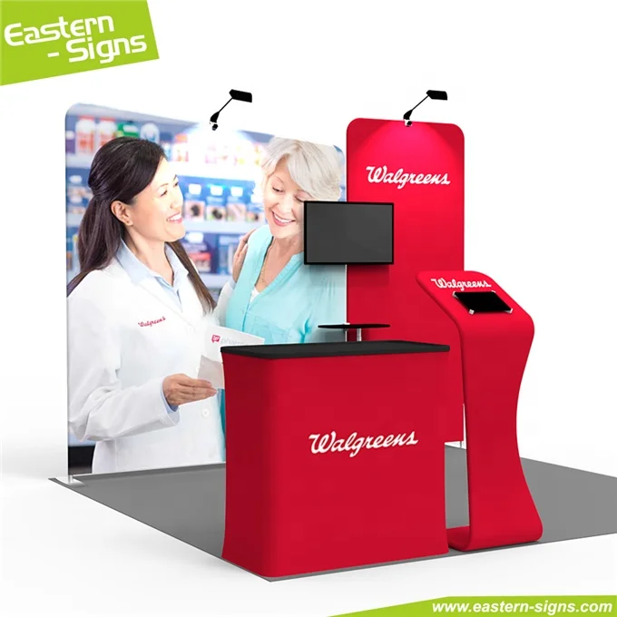 10ft Fabric Wall Aluminum Exhibition Booth Material China Exhibition Booth Design Exhibition Booth