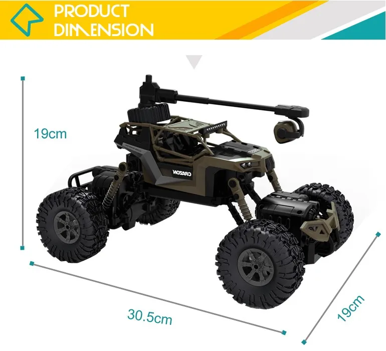 Tank toys 2.4G 1:16 phone wifi remote control car with camera