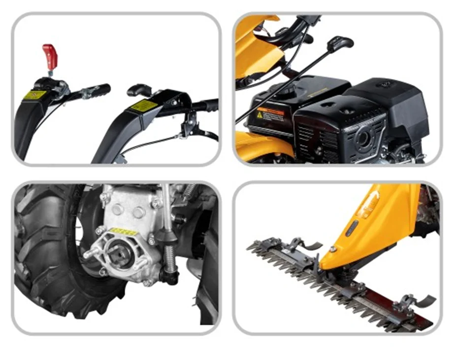 multifunctional two wheel walking tractor