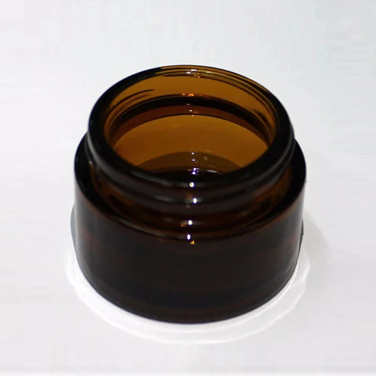 
5ml 10ml 15ml 20ml 30ml 50ml 100ml empty amber glass jar 