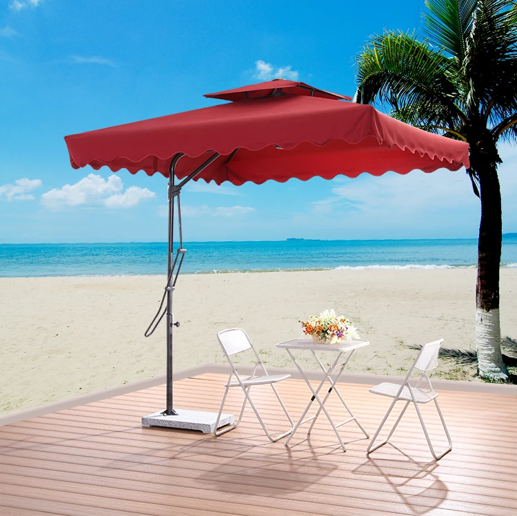 Cheap Price Wholesale Patio Coffee Shop Used Iron Wrench Umbrella