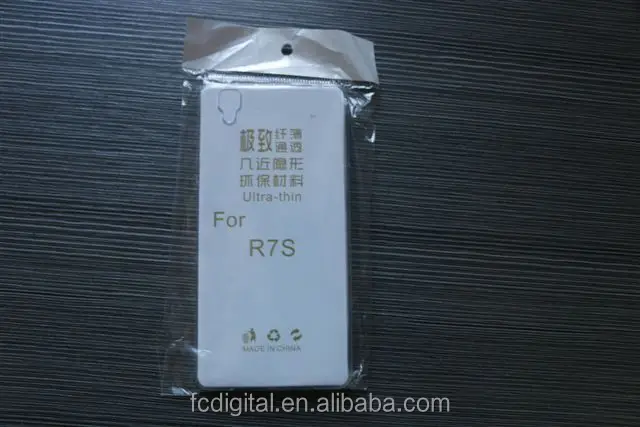 Qwd ультра тонкий тпу чехол для OPPO R7S OEM логотип пакет телефон чехол премиум доставленных тпу мобильный чехол