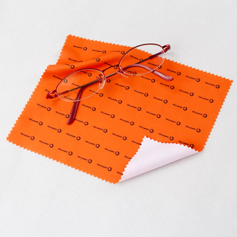 Custom Lightweight Microfibre Lens Cleaning Cloth Durable Small Microfiber Eye Glasses Cleaning Cloth