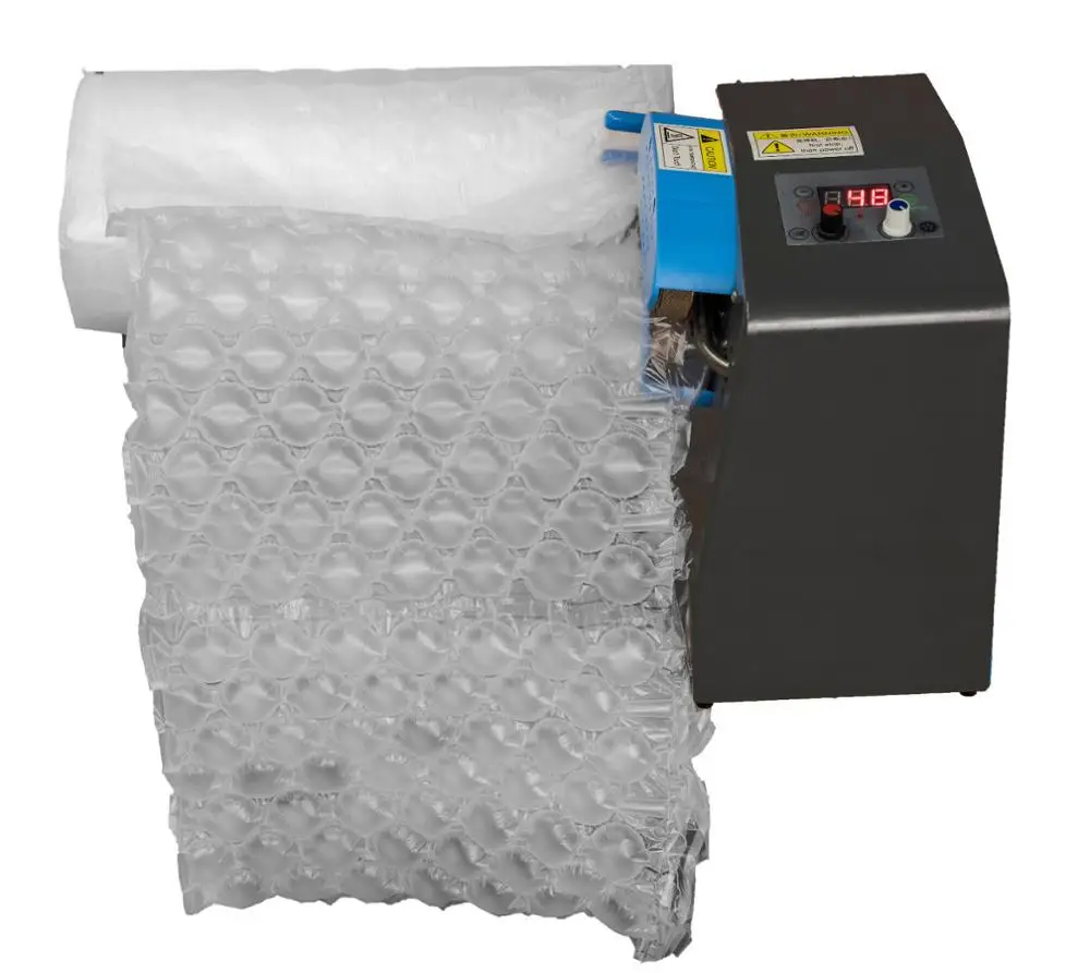 Locked Stable Protective Roll Sheet Pillow Packing Air Bubble Machine