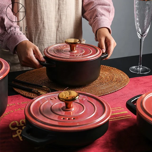 China yummy food high temperature resistant retro stew clay pot 1825