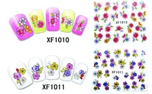 2016 Nails Manicure Nail Sticker 2 Sheet Wholesale Stickers Xf 3d Nail Polish An Optional Companion
